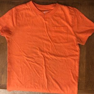 Boys’ Orange colored plain tee